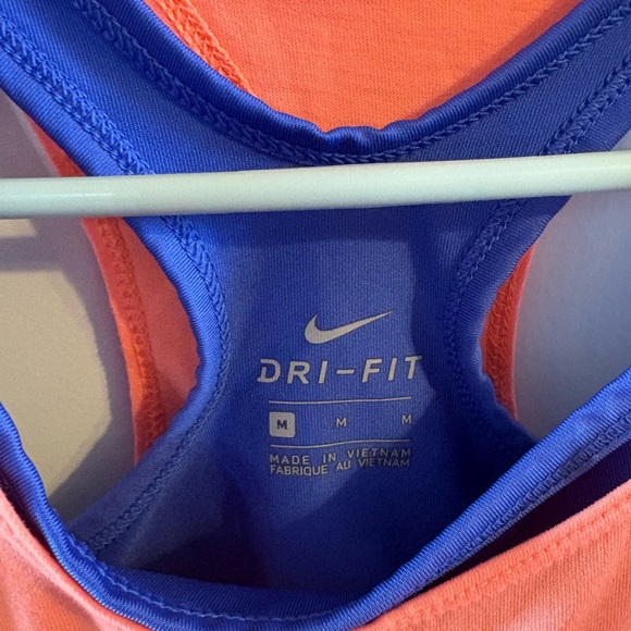 Nike Dri-FIT Peach and Blue Tank Top - Picture 3 of 4